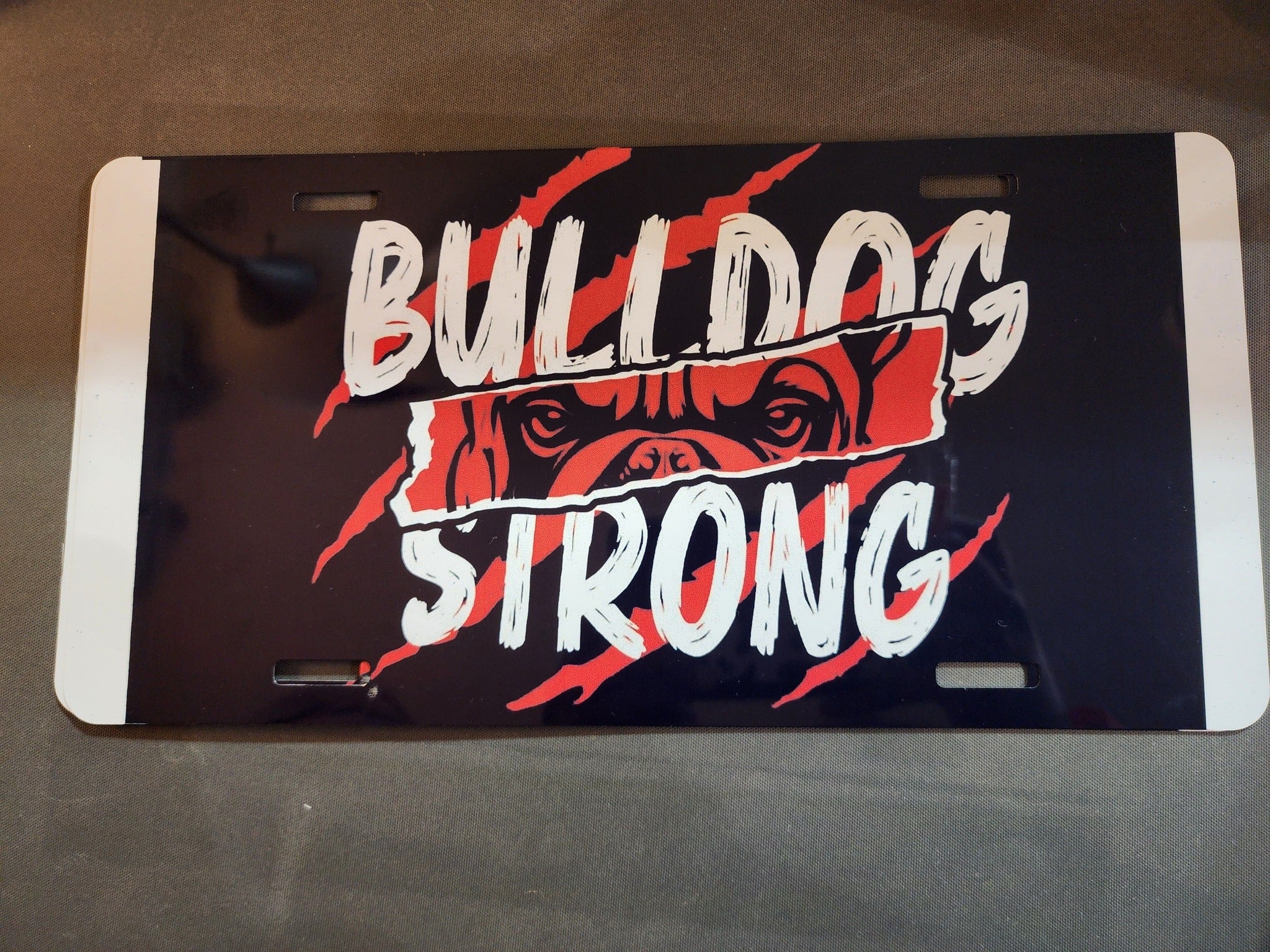 Bulldog License Plate